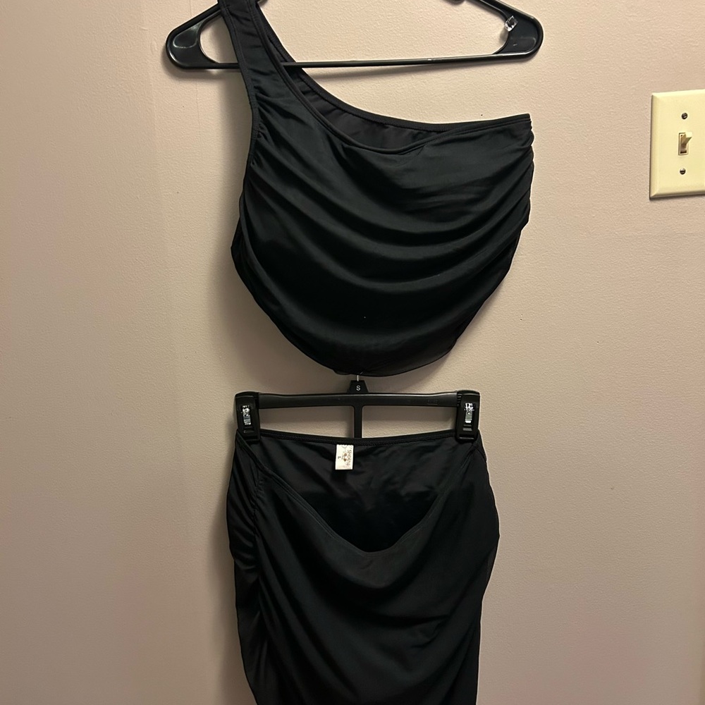 2 PC Black Shekini Swimwear